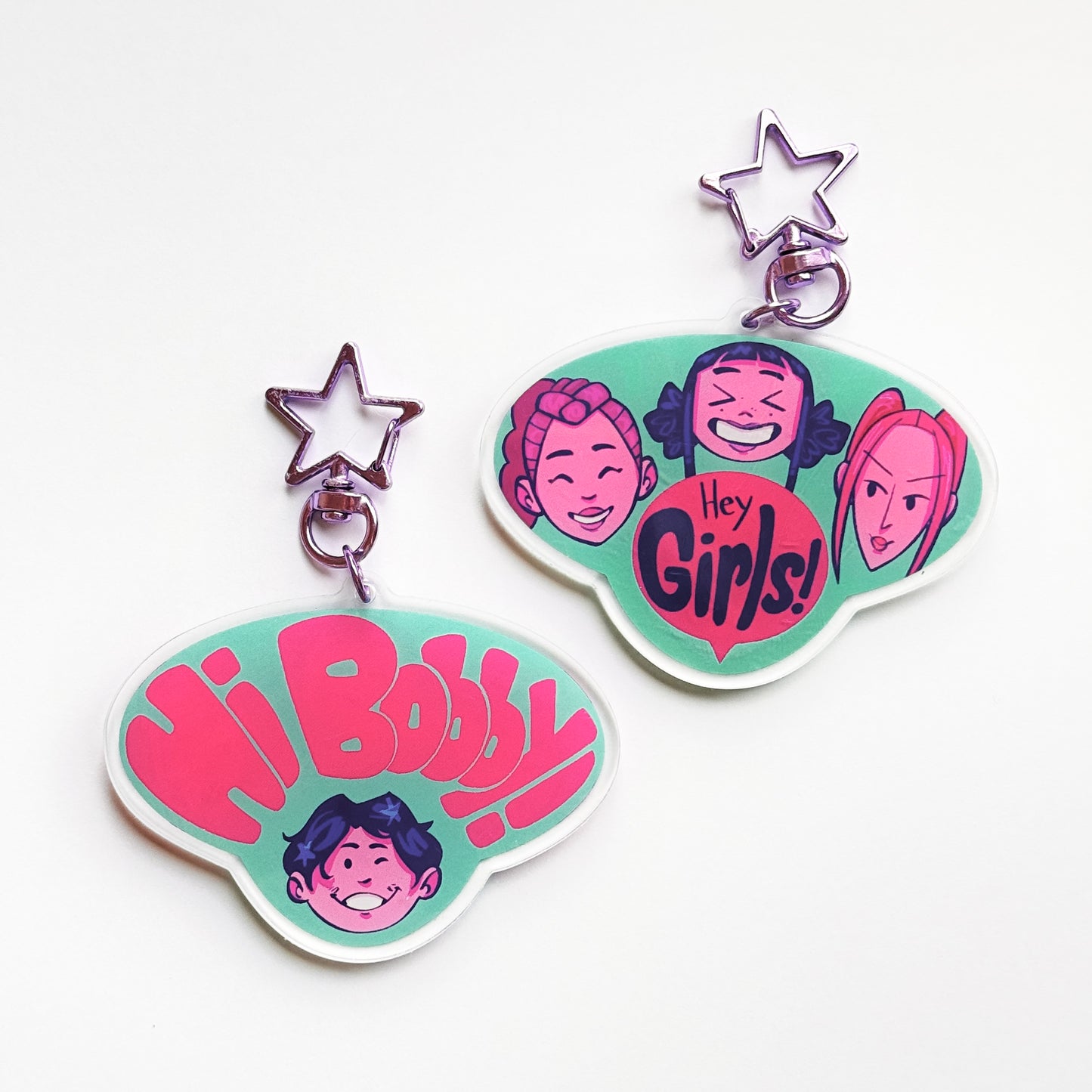 "Hi Bobby!" Keychain