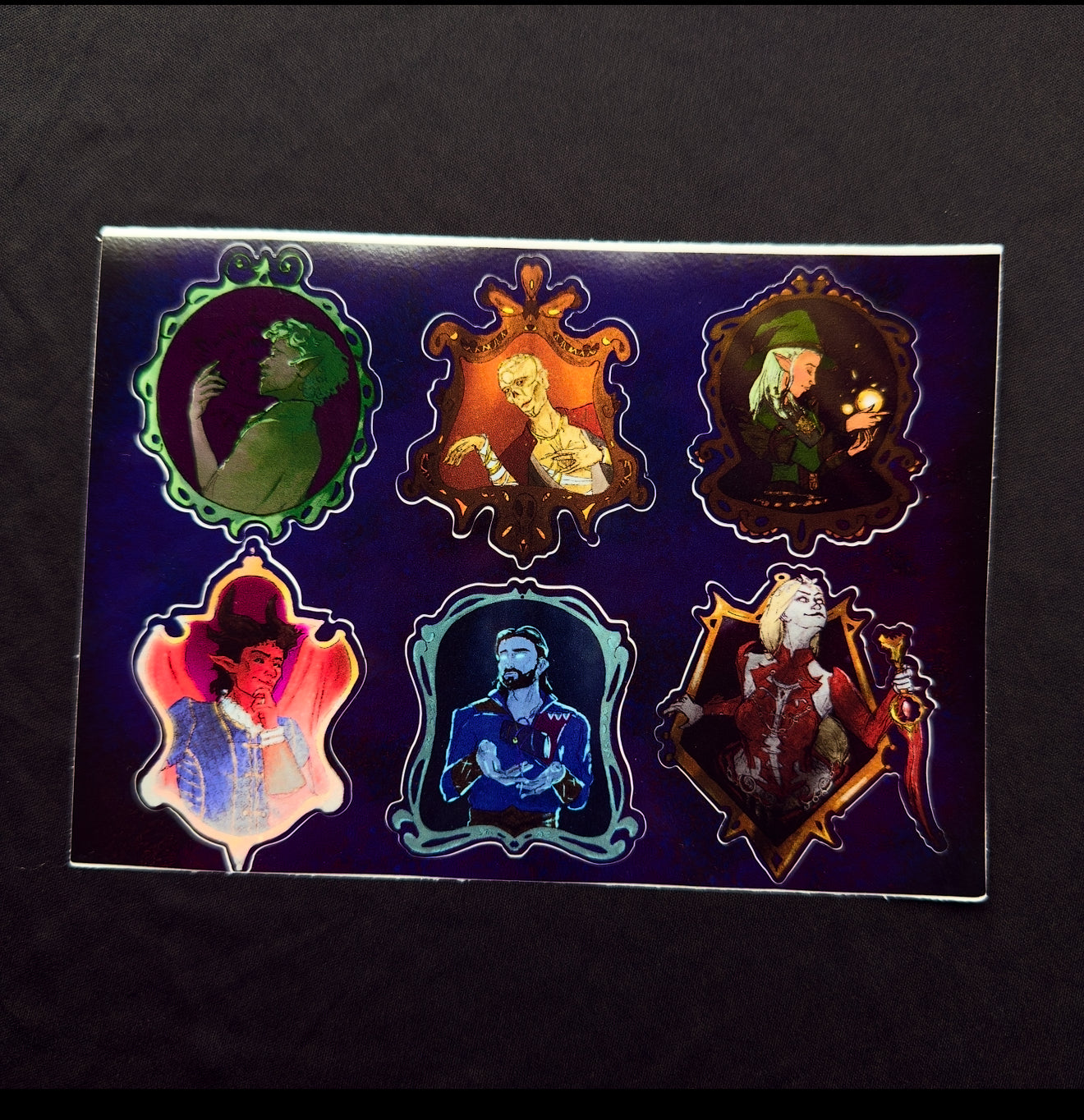 BG3 Framed Sticker Sheet