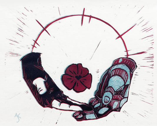 Trigun Hands Print - 8x10in